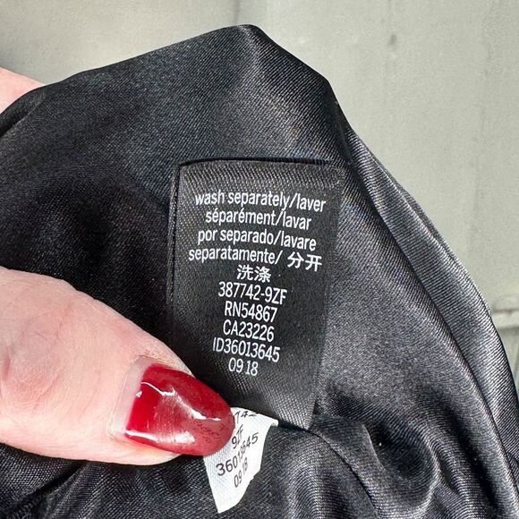 Victoria's Secret Sport Black Bomber Jacket Snap Button Lightweight Oversized L - Picture 10 of 11